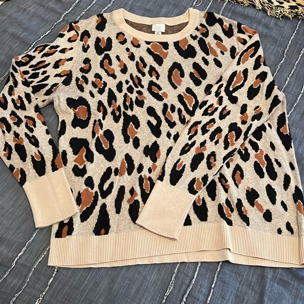 A New Day Leopard Sweater